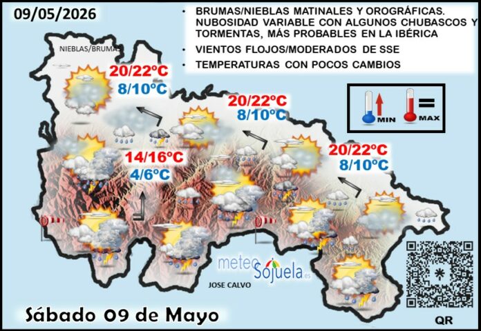Mapa del tiempo en La Rioja. Meteosojuela Mapa del tiempo en La Rioja. Meteosojuela