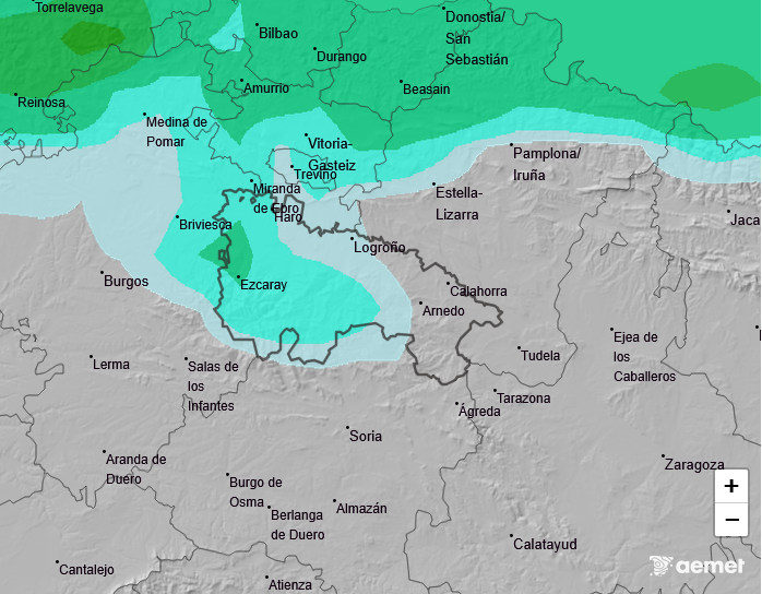 Precipitación Media según AEMET 02