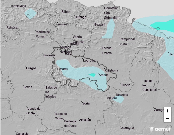 Precipitación Media según AEMET 1805