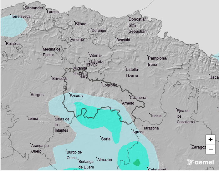 Precipitación Media según AEMET 30