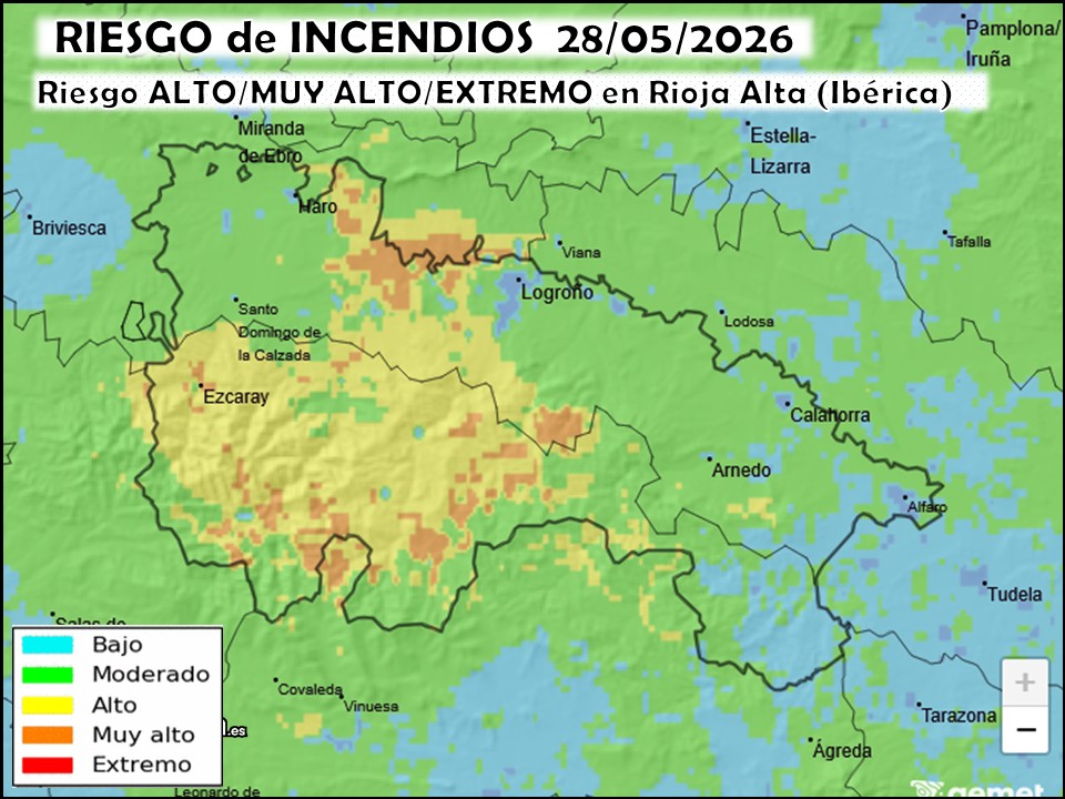 Riesgo de Incendios en La Rioja
