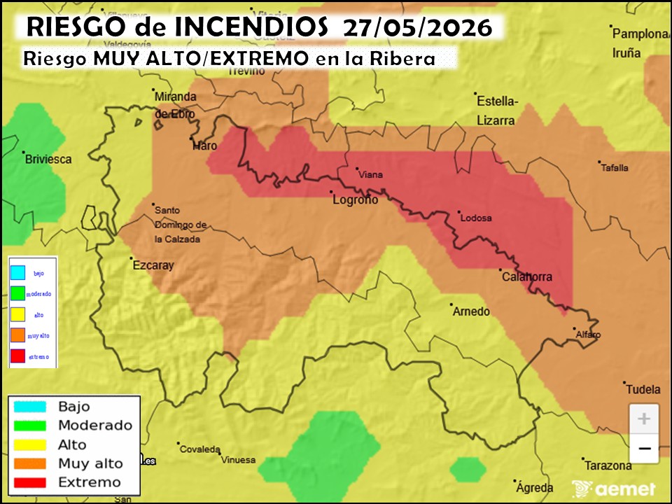 Riesgo de Incendios en La Rioja