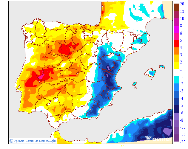 Variación de temperaturas máximas AEMET Meteosojuela 01