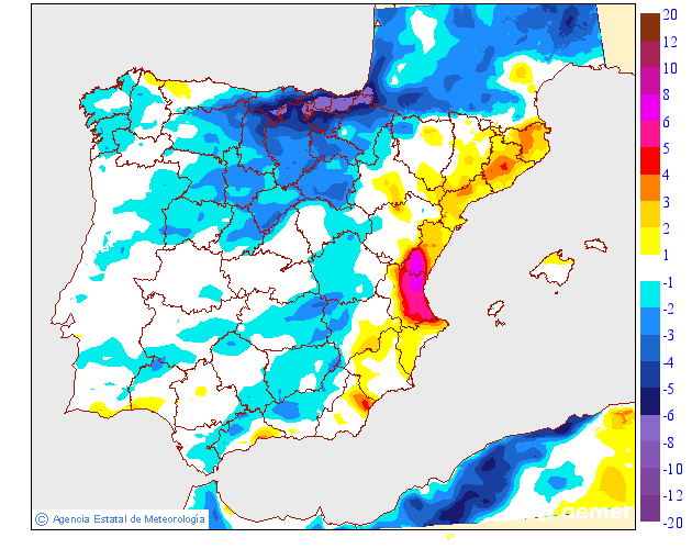 Variación de temperaturas máximas AEMET Meteosojuela 04