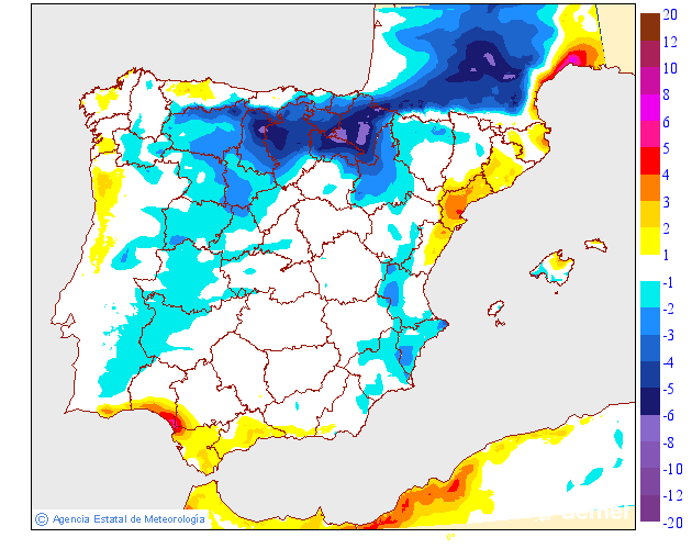 Variación de temperaturas máximas AEMET Meteosojuela 31