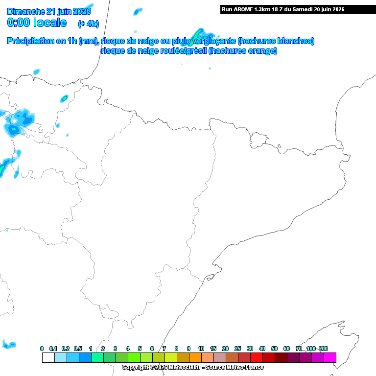 Animación evolución de las precipitaciones previstas en La Rioja