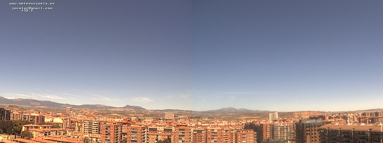 Imagen WEBCAM Logroño Cielos despejados