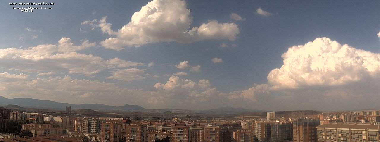 Imagen WEBCAM Logroño Intervalos de nubes y claros
