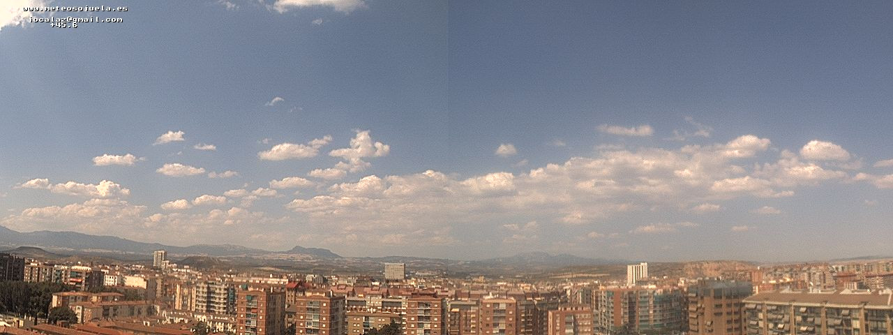 Imagen WEBCAM Logroño Intervalos de nubes y claros