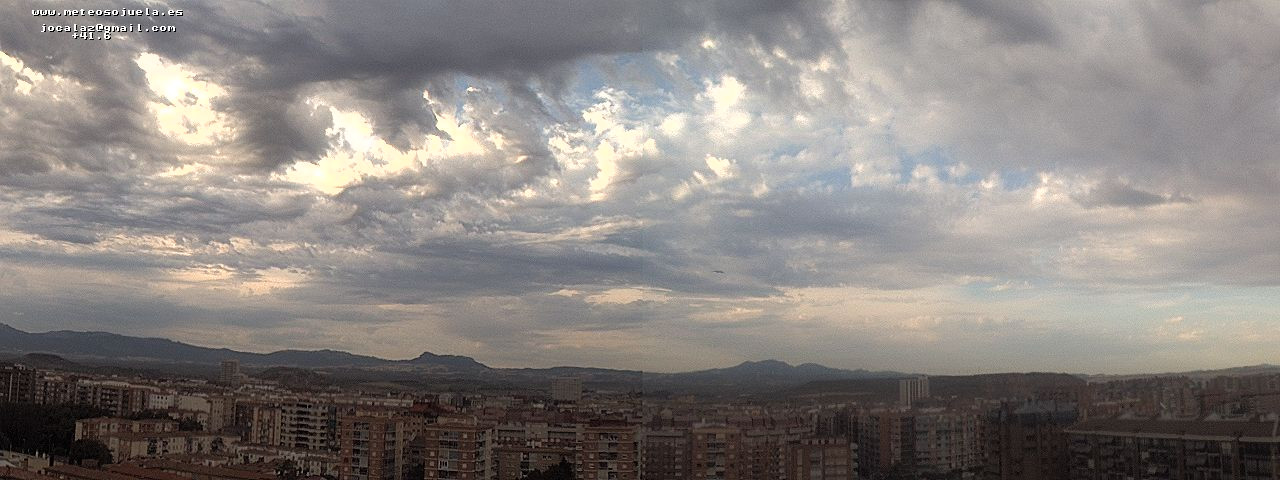 Imagen WEBCAM Logroño Nubes medias y de evolución