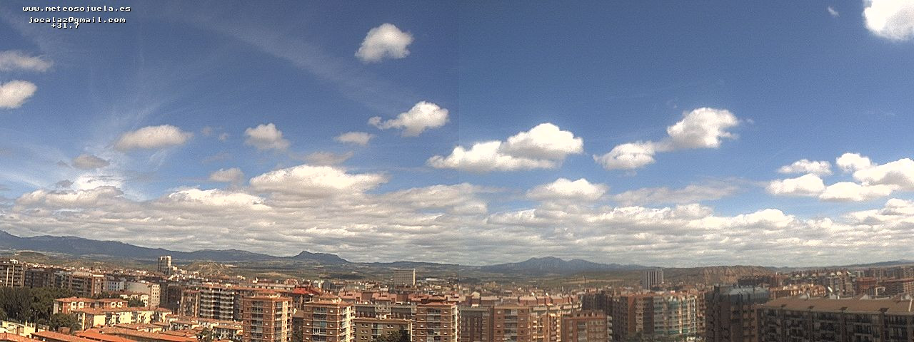 Imagen WEBCAM Logroño Nubes y claros