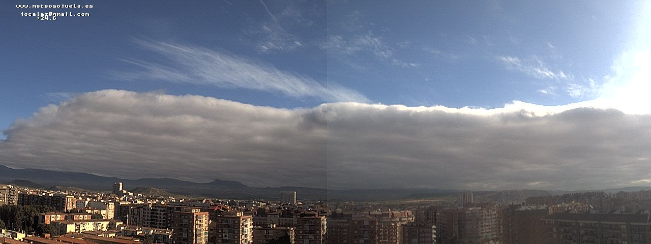Imagen WEBCAM Logroño Nubosidad residual