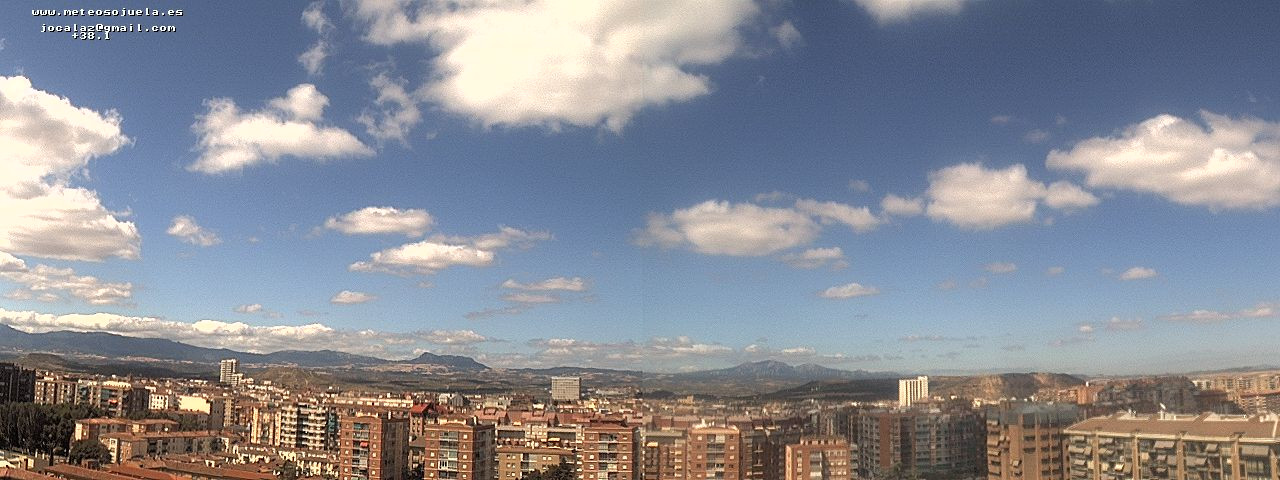 Imagen WEBCAM Logroño Tendencia a poco nuboso