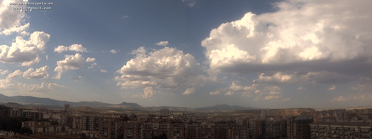 Imagen WEBCAM Logroño Tormentas al atardecer