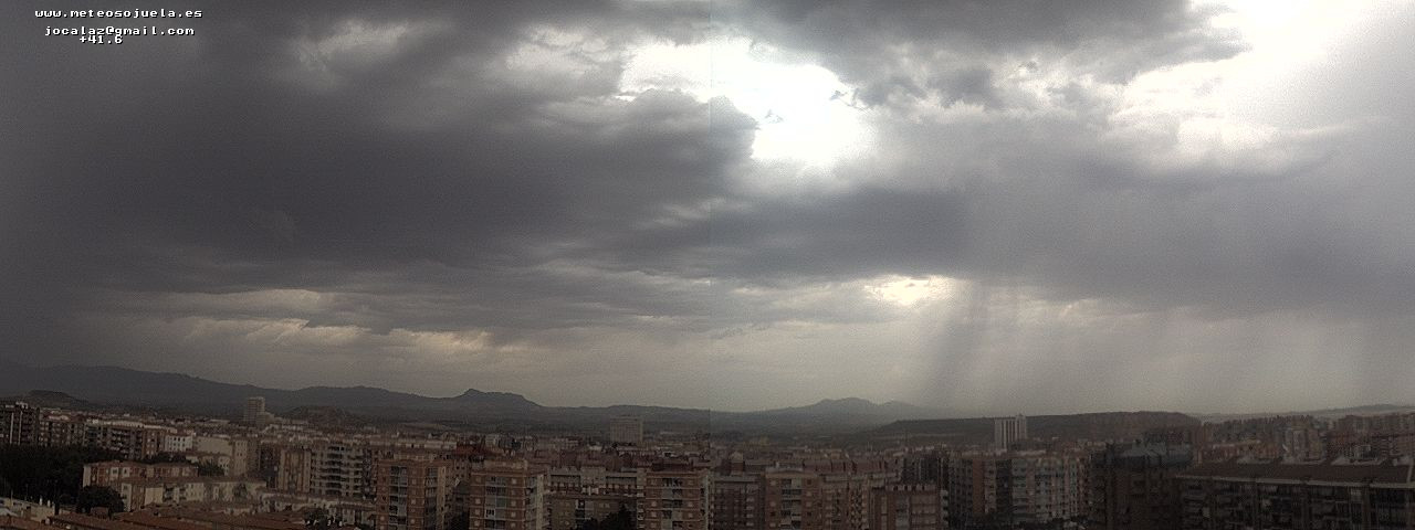 Imagen WEBCAM Logroño Tormentas al atardecer