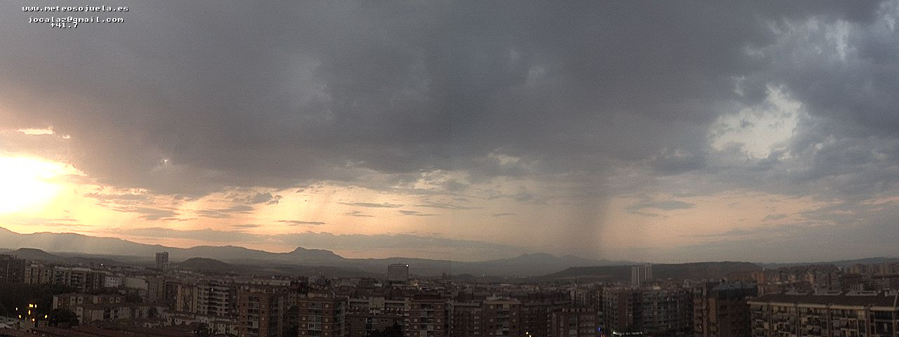 Imagen WEBCAM Logroño Tormentas al atardecer