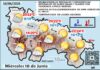 El tiempo de hoy en La Rioja. 10/06/2026. Fresco, pero más soleado Mapa del tiempo en La Rioja. Meteosojuela