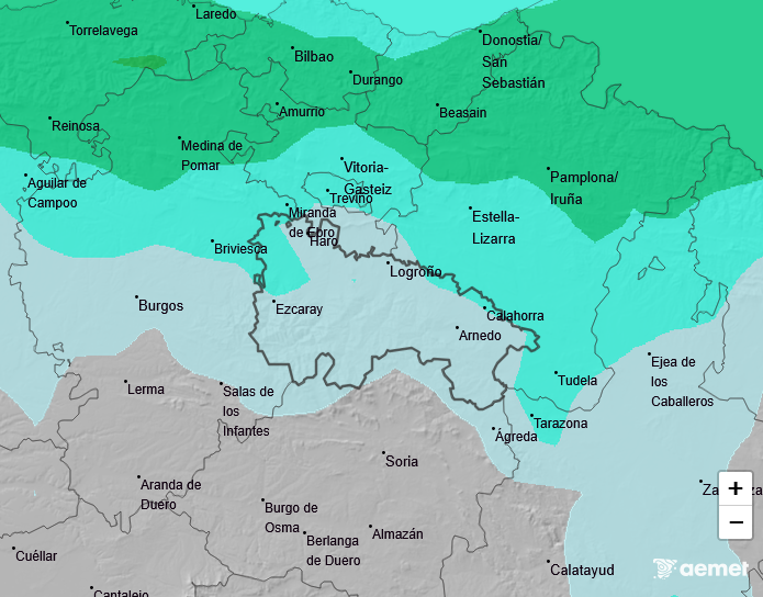 Precipitación Media según AEMET 27
