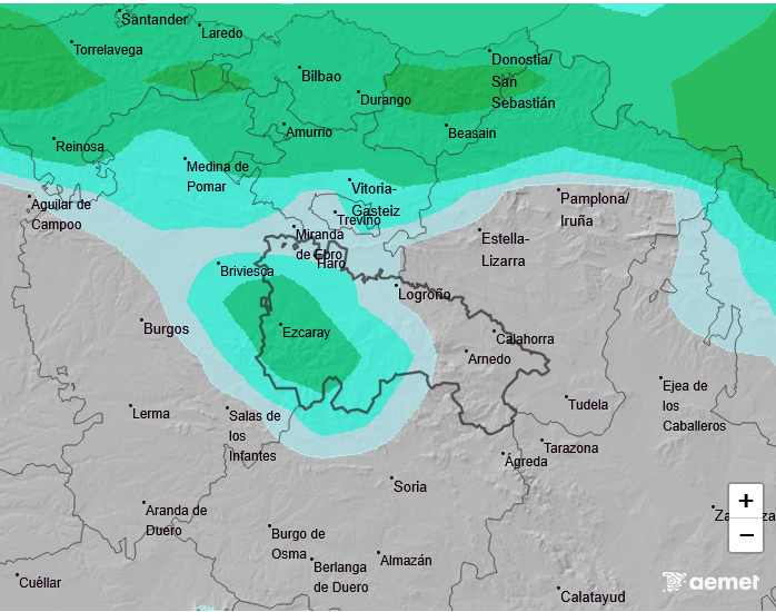 Precipitación Media según AEMET 29