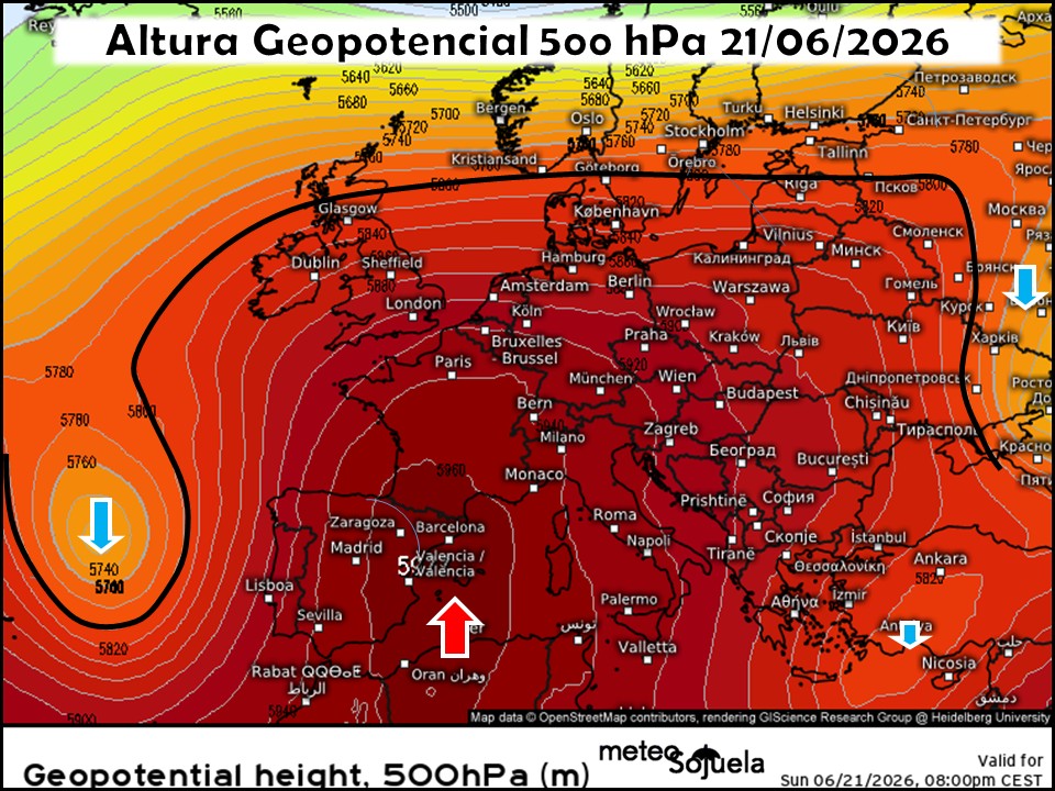 Vaguada en el Atlántico y Dorsal en la península y el Mediterráneo