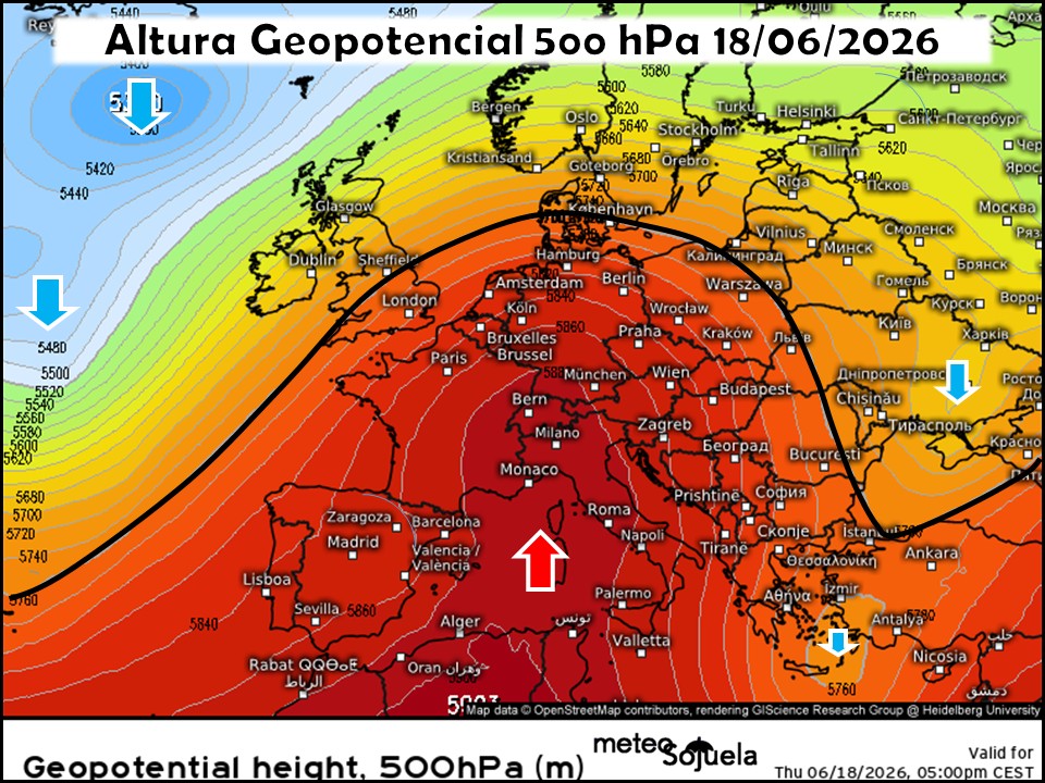 Vaguada en el Atlántico y Dorsal en la península y el Mediterráneo