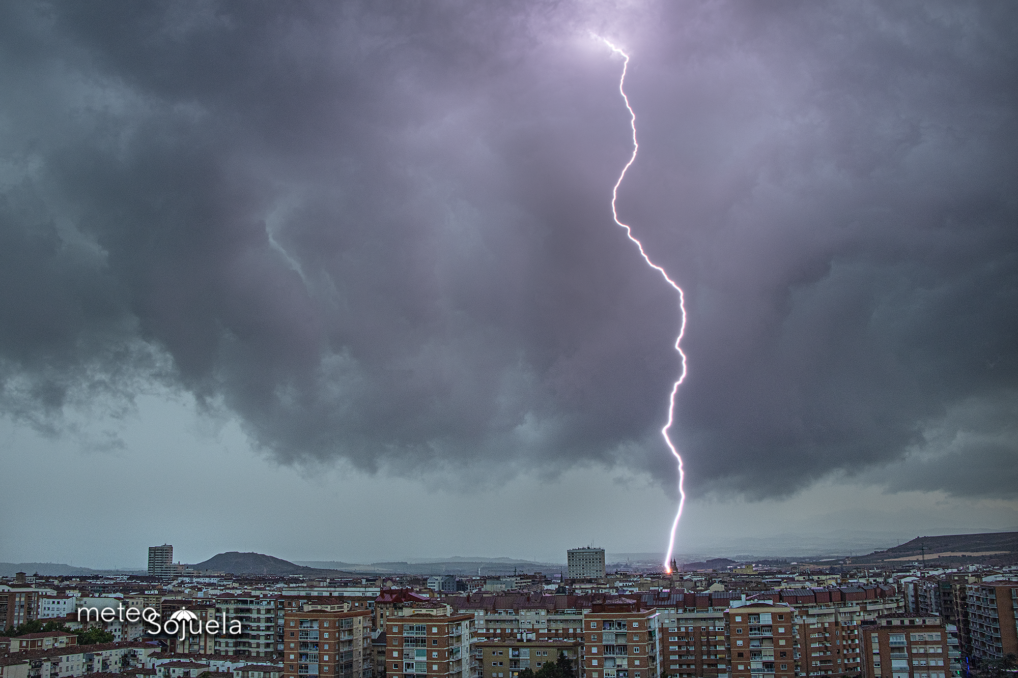 Rayo en Logroño 28/06/2026