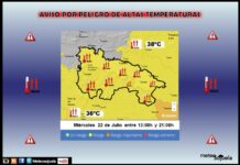 Aviso Amarillo por Altas Temperaturas. 22 y 23 de Julio Aviso Amarillo por Altas Temperaturas . 22 AEMET