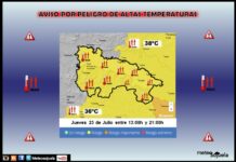 Avisos Naranjas y Amarillos por Altas Temperaturas. 23 y 24 de Julio Aviso Amarillo por Altas Temperaturas . 23 AEMET