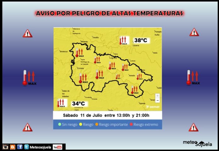 Aviso Amarillo por Altas Temperaturas AEMET 10 Aviso Amarillo por Altas Temperaturas AEMET 10