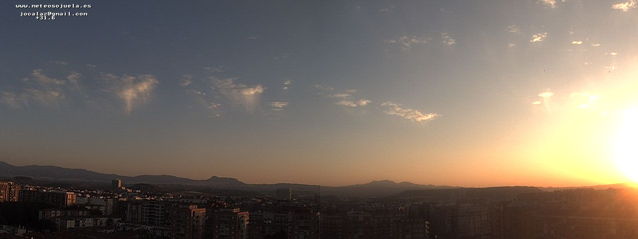 Imagen WEBCAM Logroño Altocumulus floccus Virga