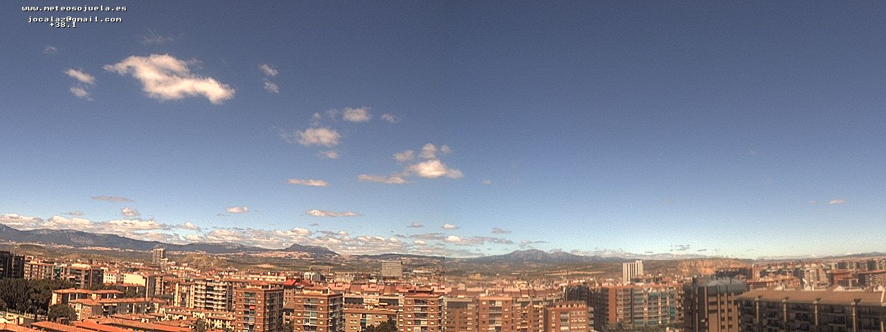 Imagen WEBCAM Logroño Cielos Poco nubosos con nubes bajas
