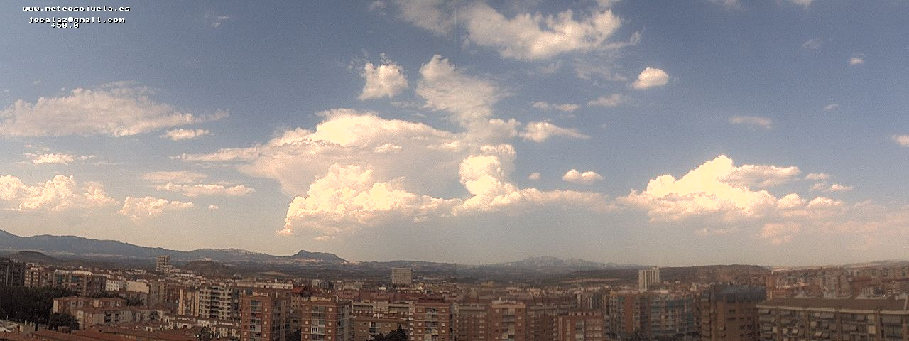 Imagen WEBCAM Logroño Cumulonimbos
