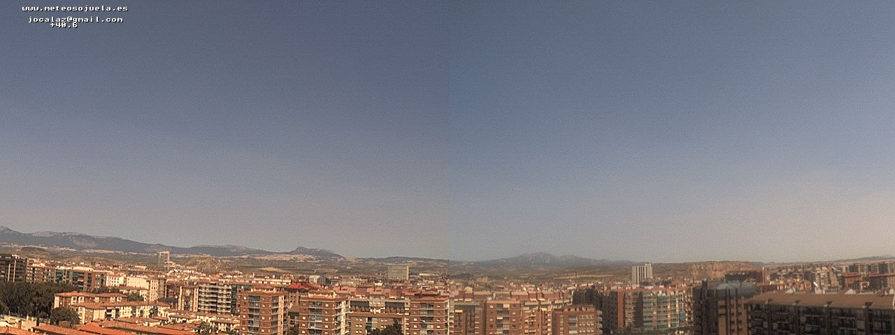 Imagen WEBCAM Logroño Despejado con polvo en suspensión