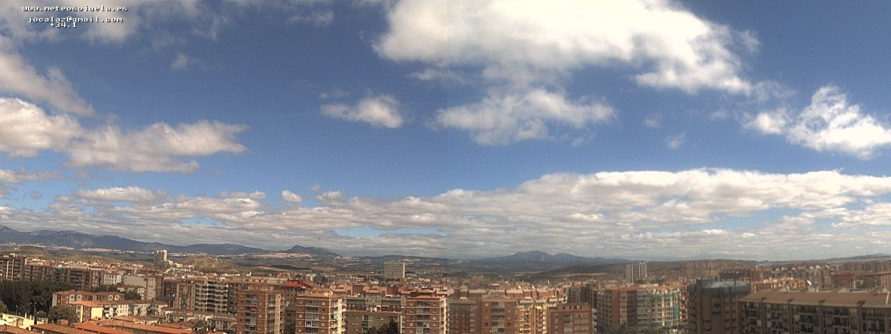 Imagen WEBCAM Logroño Intervalos de nubes bajas, y claros