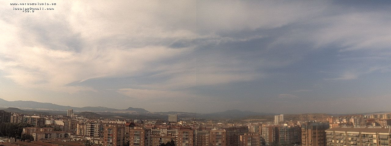 Imagen WEBCAM Logroño Nubes medias, altas y de evolución