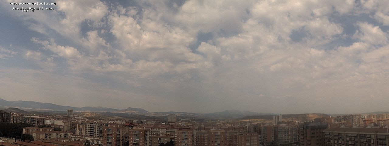 Imagen WEBCAM Logroño Nubes medias y altas