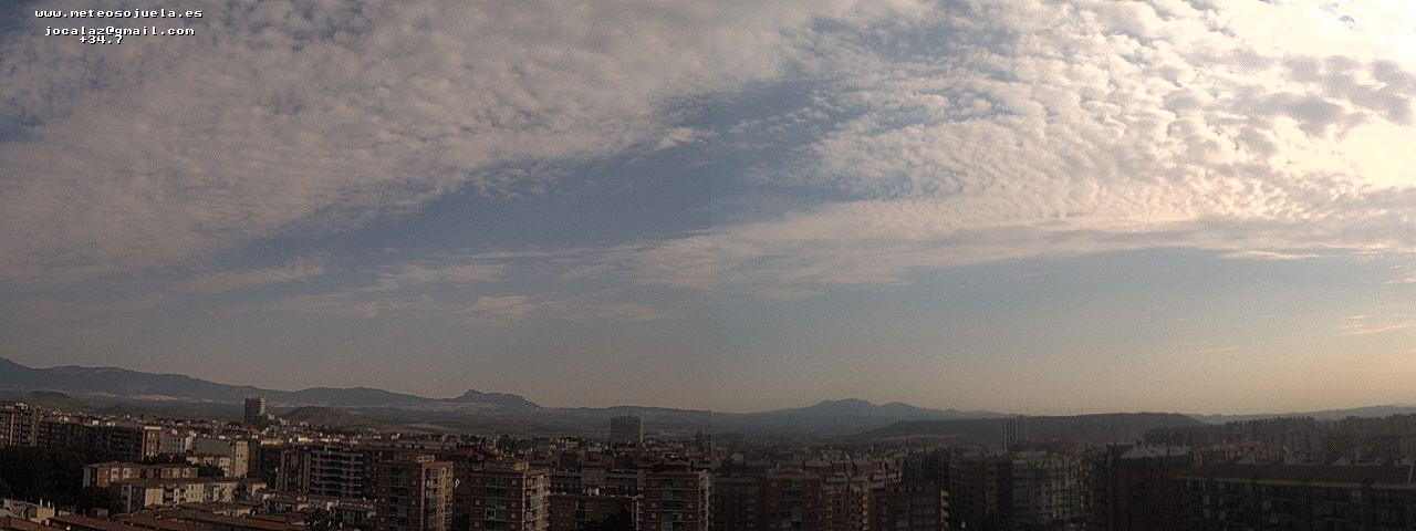 Imagen WEBCAM Logroño Nubes medias y altas