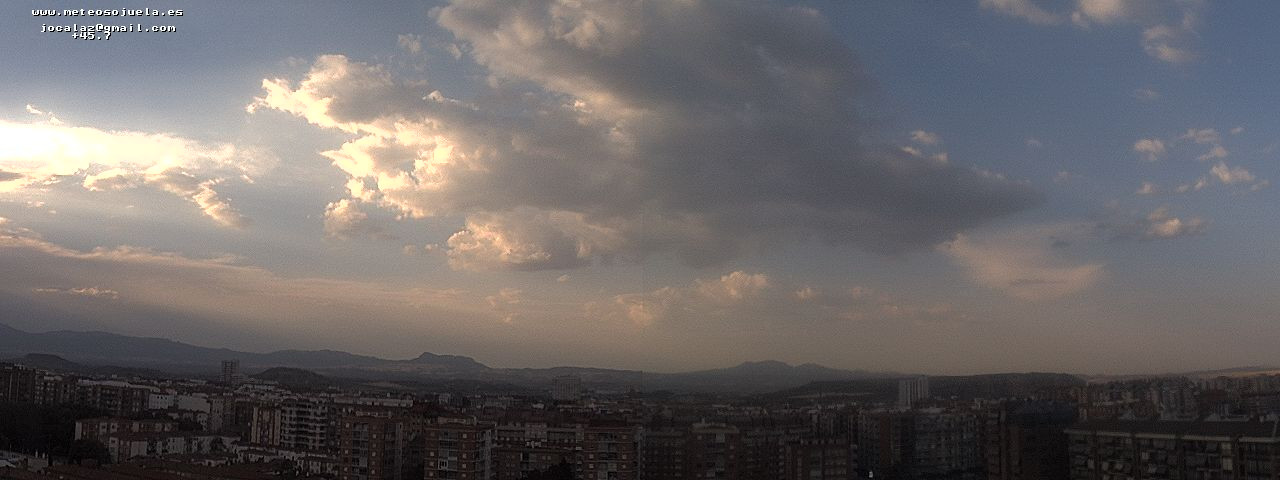 Imagen WEBCAM Logroño Nubes medias y de evolución