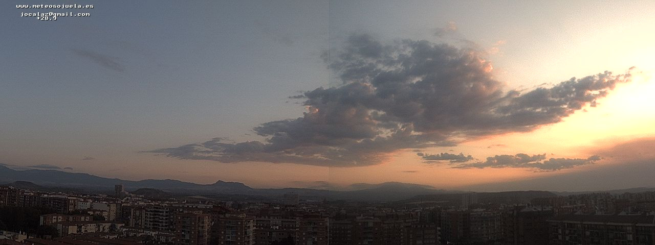 Imagen WEBCAM Logroño Poco nuboso al amanecer
