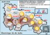 El tiempo de hoy en La Rioja. 26/07/2026. Fresco de verano. Cierzo Mapa del tiempo en La Rioja. Meteosojuela