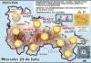 El tiempo de hoy en La Rioja. 29/07/2026. Avisos Naranjas por calor Mapa del tiempo en La Rioja. Meteosojuela