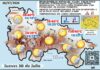 El tiempo de hoy en La Rioja. 30/07/2026. Mucho calor, pero menos… Mapa del tiempo en La Rioja. Meteosojuela