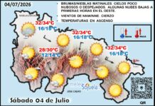 El tiempo de hoy en La Rioja. 04/07/2026. Día espectacular de verano Mapa del tiempo en La Rioja. Meteosojuela
