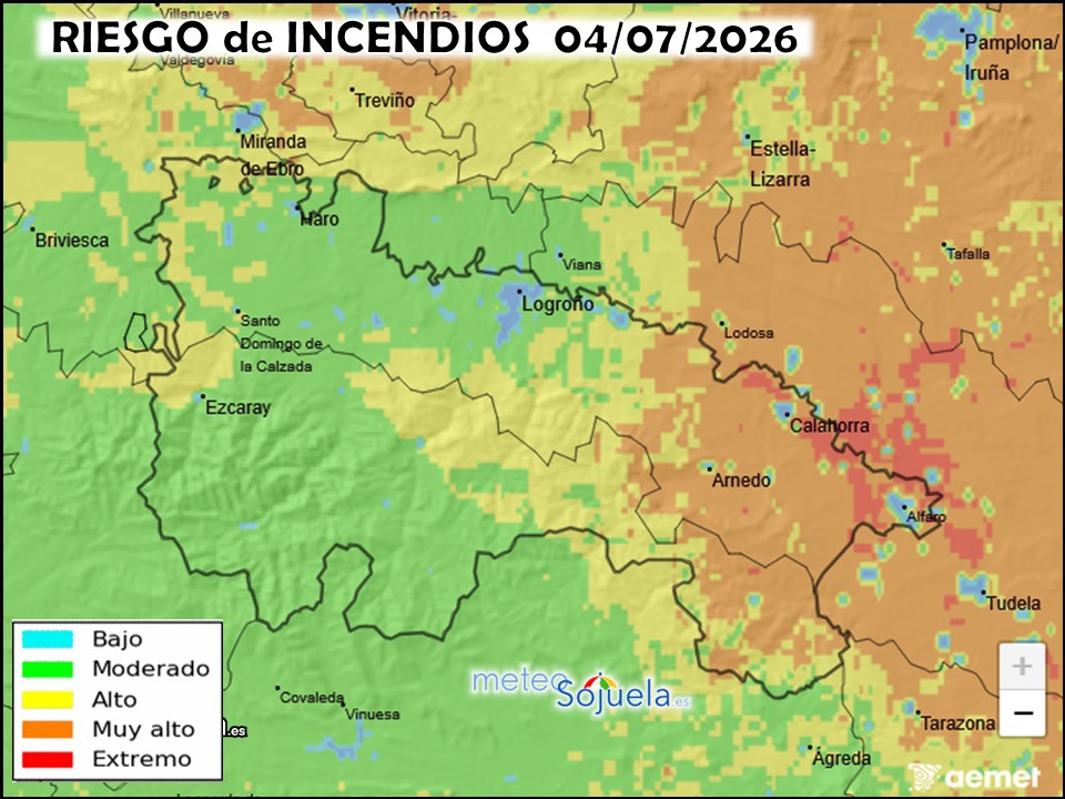 Riesgo de incendios