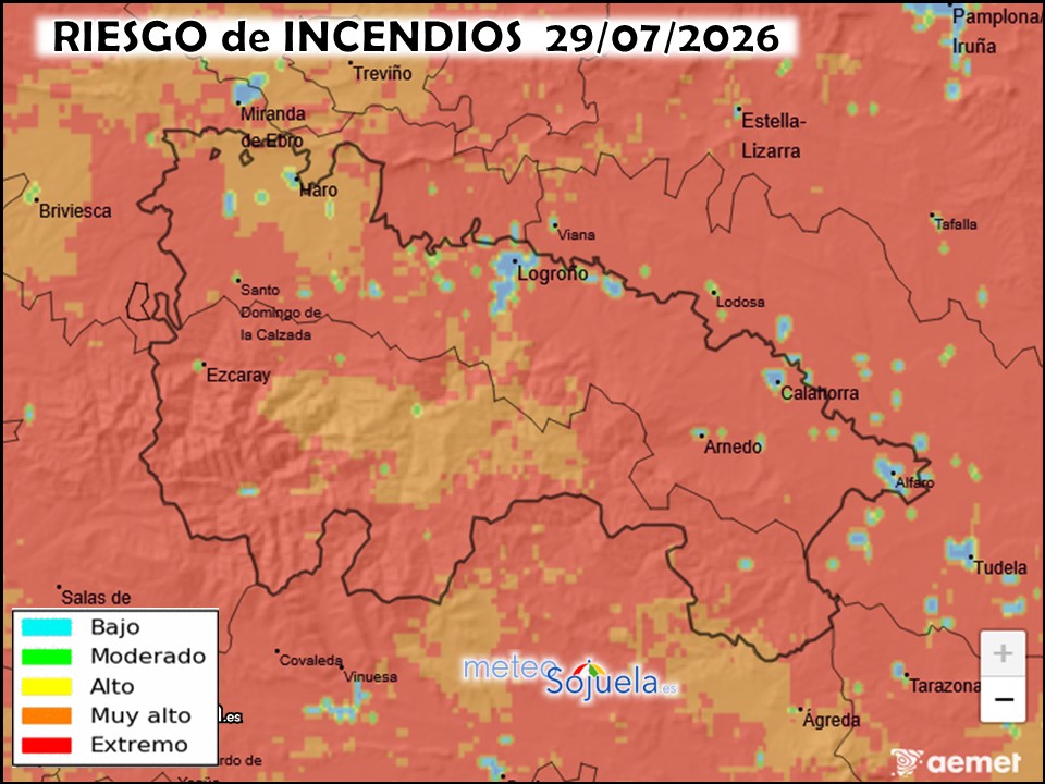 Riesgo de incendios