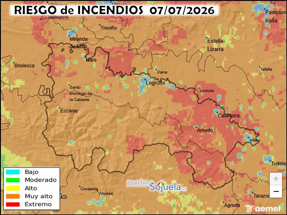 Riesgo de incendios