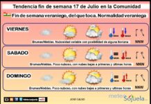 El tiempo del fin de semana en La Rioja. 17/07/2026. Normalidad veraniega Tendencia del tiempo en La Rioja 1707 Meteosojuela La Rioja. Jose Calvo