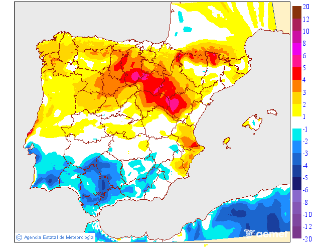 Variación de temperaturas máximas AEMET Meteosojuela 03