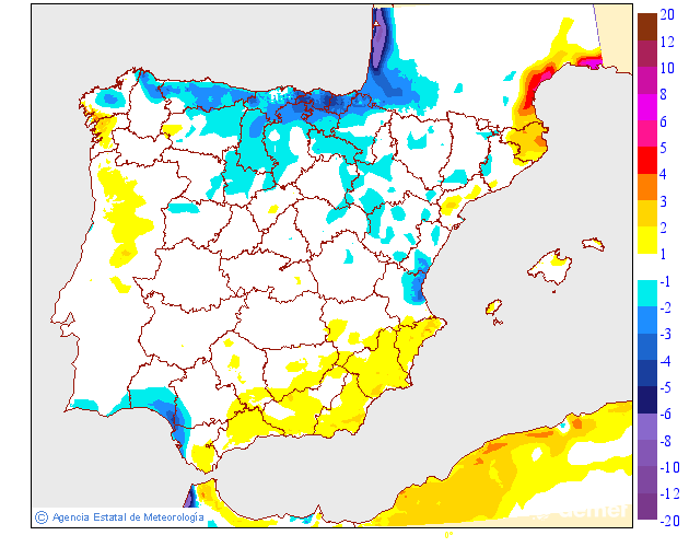 Variación de temperaturas máximas AEMET Meteosojuela 08