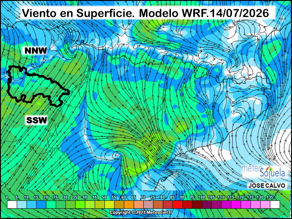 Mapa Isobárico La Rioja. Meteosojuela